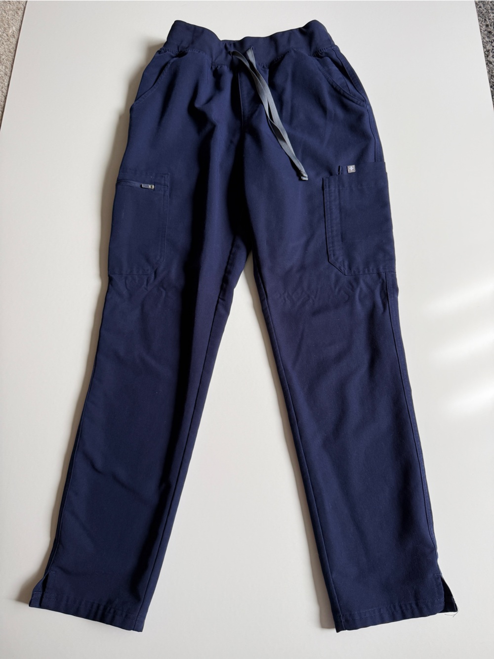 Figs Women’s Navy Blue High-Waisted Yola Jogger Pants- Small
